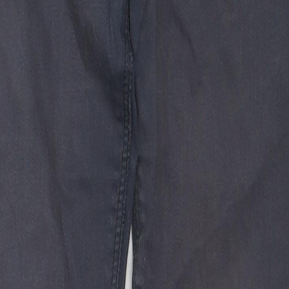 River Island Womens Blue Cotton Skinny Jeans Size 8 L28 in Regular Zip