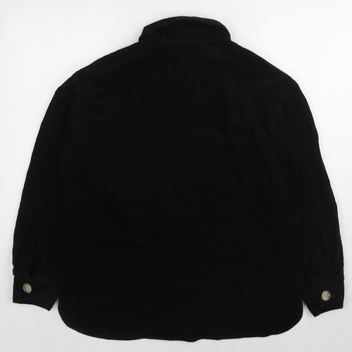 New Look Womens Black Jacket Size 12 Button