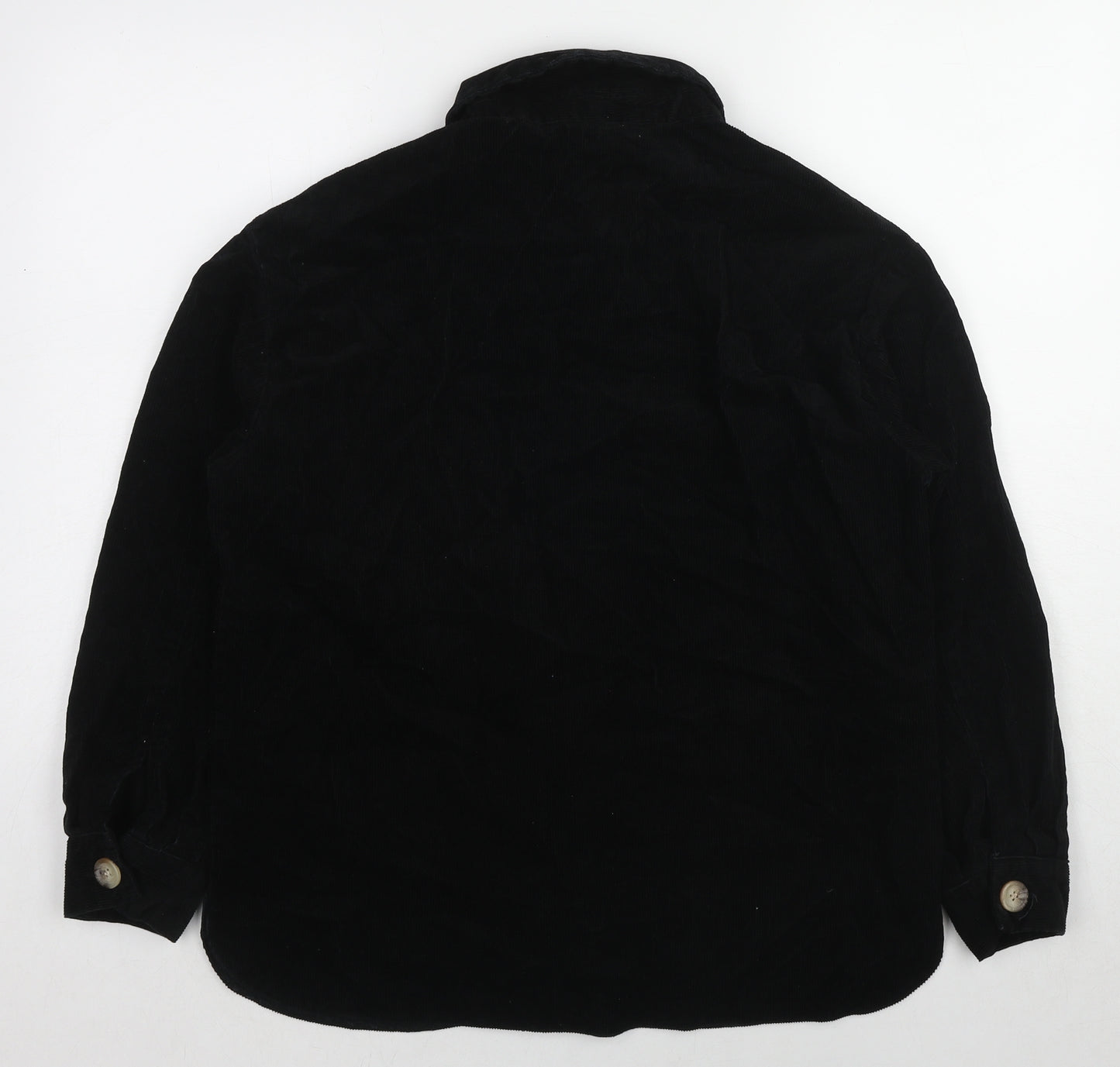 New Look Womens Black Jacket Size 12 Button