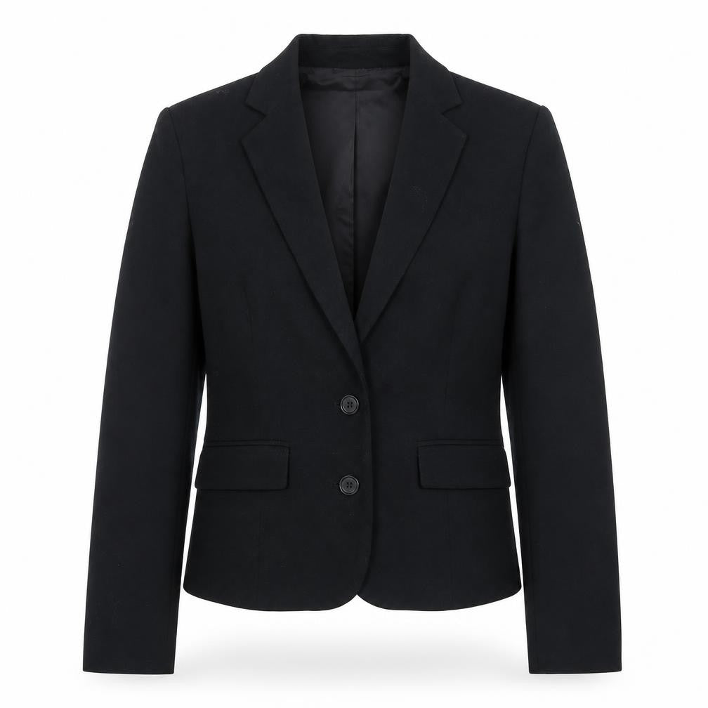 Marks & Spencer Womens Black Polyester Jacket Blazer Size 8
