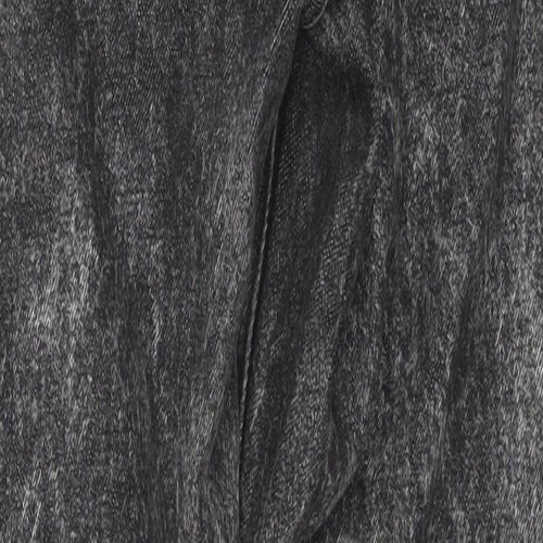 River Island Womens Grey Cotton Tapered Jeans Size 8 L27 in Regular Zip