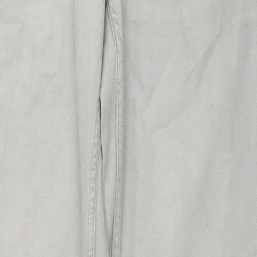 Gaffer Jeans Mens Beige Cotton Straight Jeans Size 34 in L34 in Regular Zip