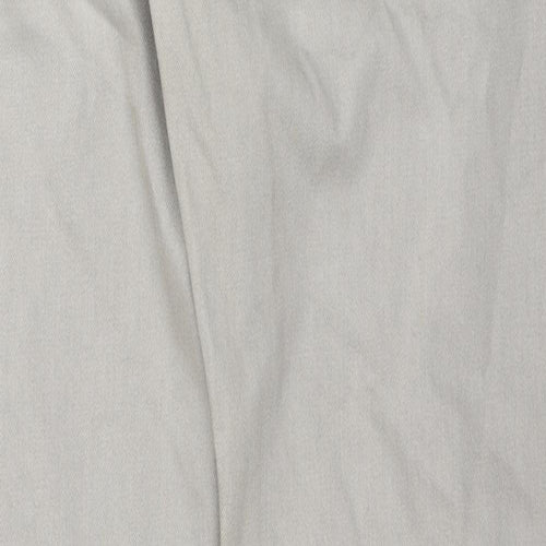 Gaffer Jeans Mens Beige Cotton Straight Jeans Size 34 in L34 in Regular Zip