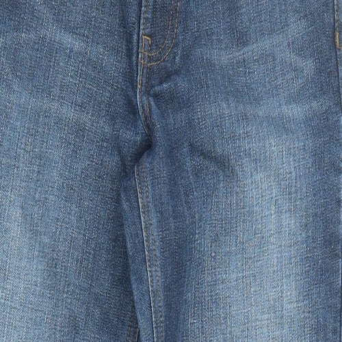Marks and Spencer Boys Blue Coir Straight Jeans Size 10 Years L24 in Regular Zip