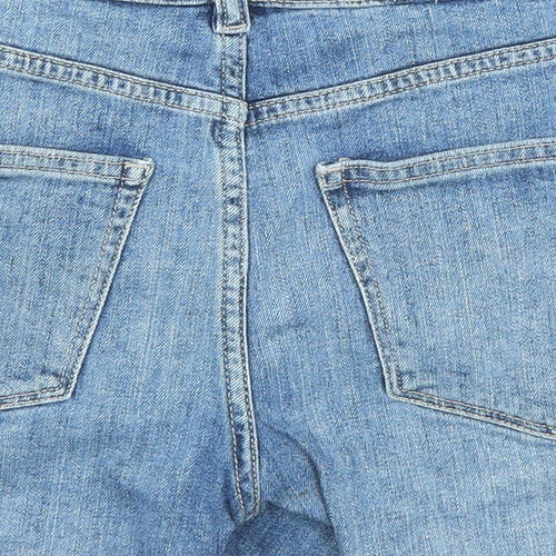 DL1961 Womens Blue Cotton Cut-Off Shorts Size 26 in L3 in Regular Zip