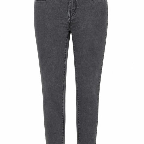 Denim & Co. Womens Black Cotton Skinny Jeans Size 4 L28 in Regular Zip - Waist 21 inches