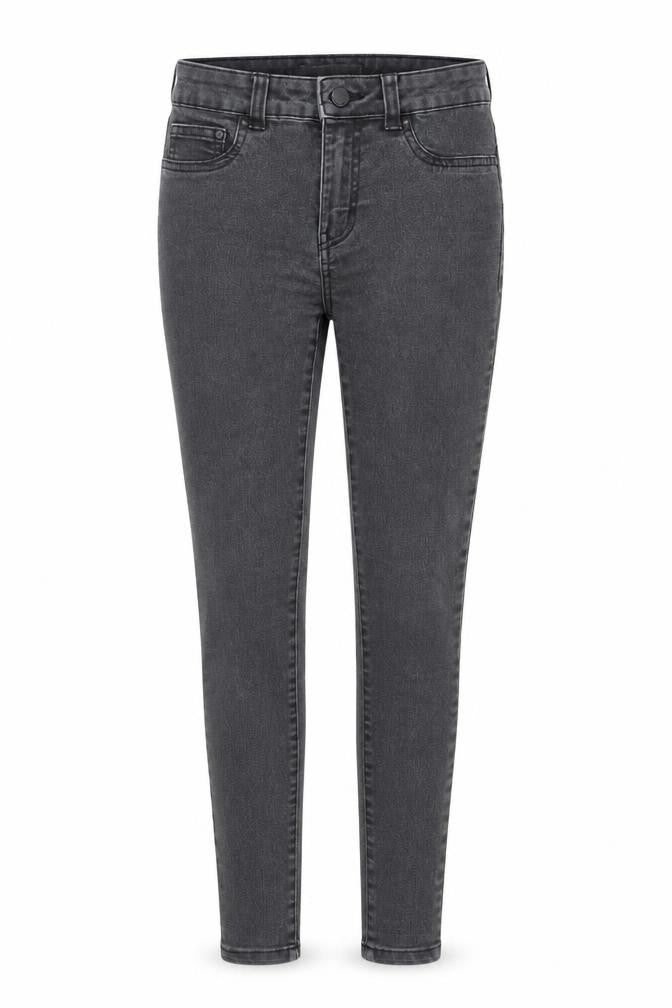 Denim & Co. Womens Black Cotton Skinny Jeans Size 4 L28 in Regular Zip - Waist 21 inches