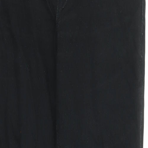 H&M Womens Black Cotton Skinny Jeans Size M L29 in Regular Zip