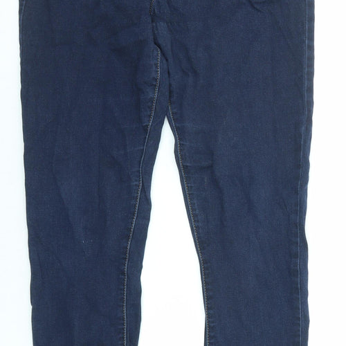 J&W Womens Blue Cotton Skinny Jeans Size 30 in L29 in Regular Zip