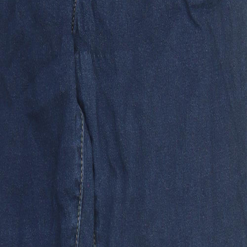 J&W Womens Blue Cotton Skinny Jeans Size 30 in L29 in Regular Zip