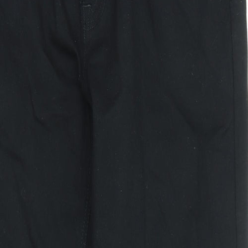 NEXT Mens Black Cotton Straight Jeans Size 34 in L31 in Regular Zip