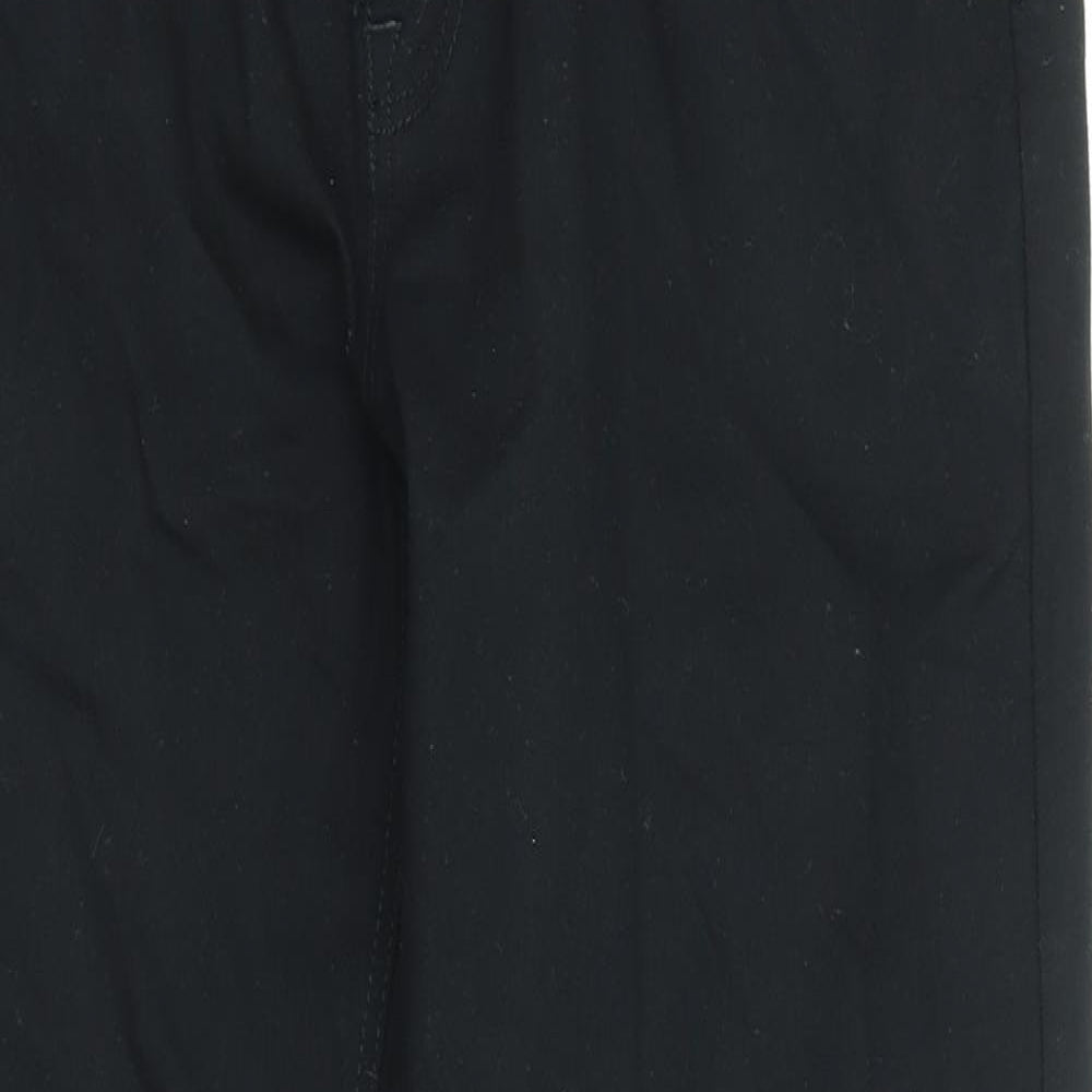 NEXT Mens Black Cotton Straight Jeans Size 34 in L31 in Regular Zip