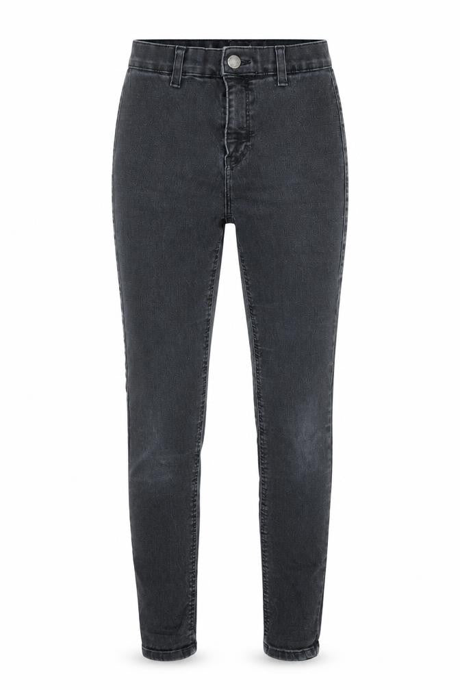 Topshop Womens Grey Cotton Skinny Jeans Size 25 in L28 in Regular Zip