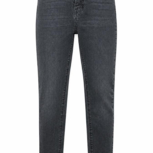 Denim & Co. Womens Grey Cotton Skinny Jeans Size 6 L25 in Regular Zip - Waist 21 inches