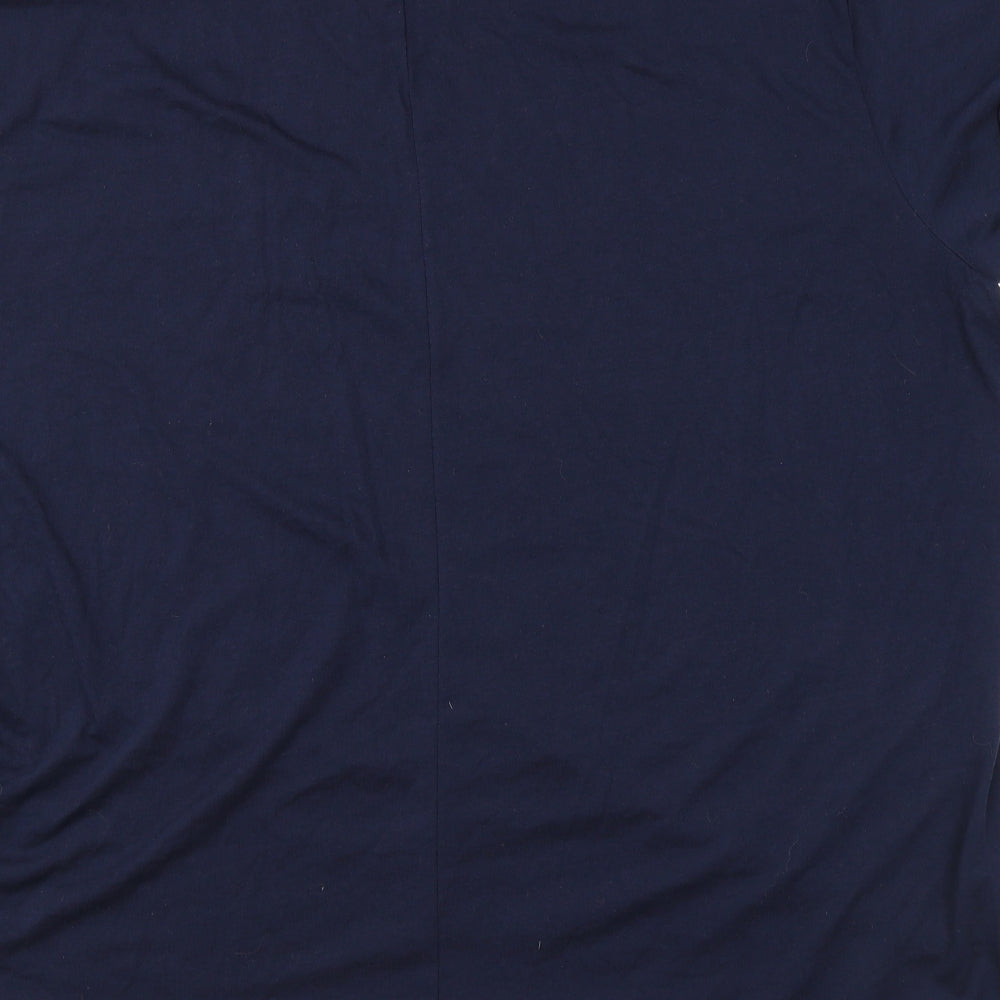 Yours Womens Blue Polyester Basic T-Shirt Size 30 Round Neck - Size 30-32