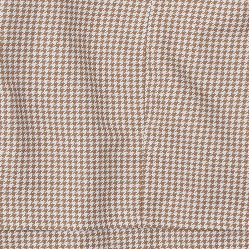 Dorothy Perkins Womens Beige Geometric Jacket Size 8