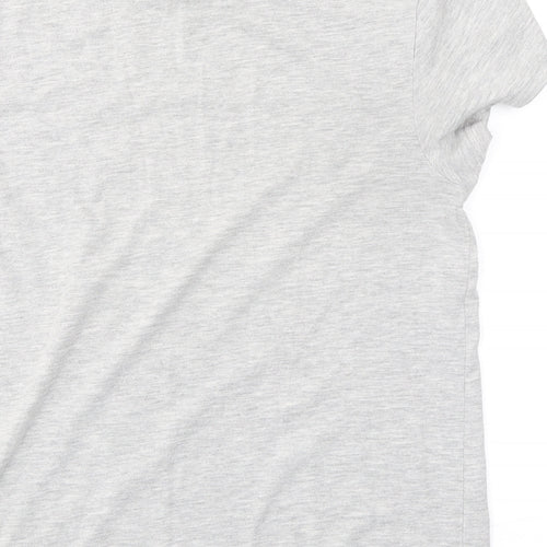 Harry Potter Womens Grey Cotton Basic T-Shirt Size 12 Round Neck - Platform 9 3/4