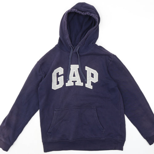 Gap Mens Blue Cotton Pullover Hoodie Size XS