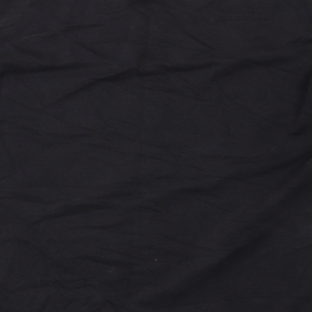 Topman Mens Black Cotton Pullover Sweatshirt Size M
