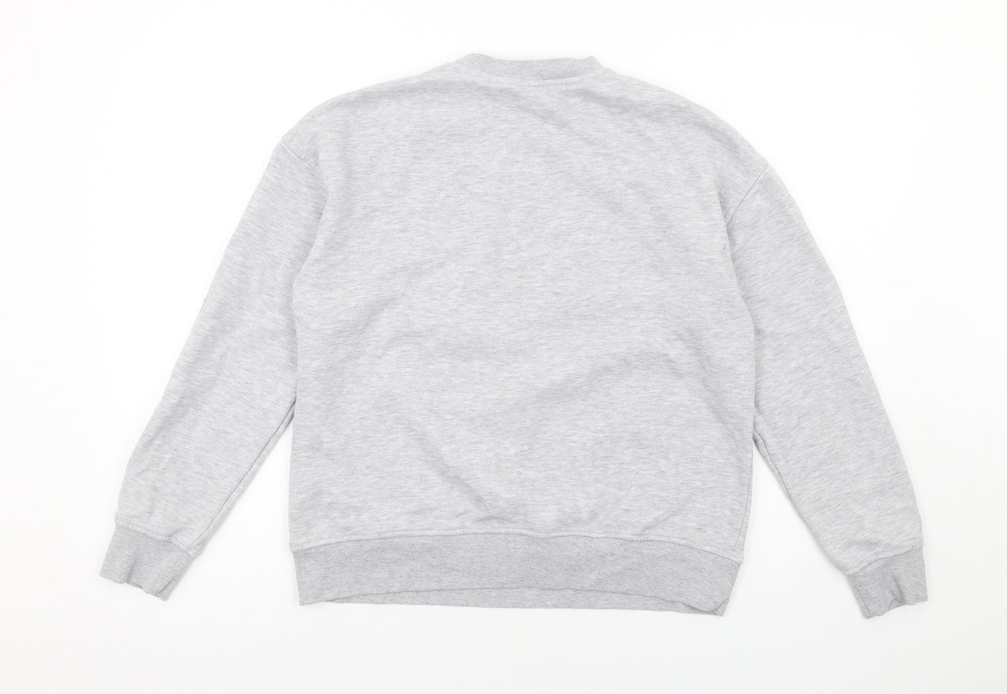 Disney Womens Grey Cotton Pullover Sweatshirt Size XS Pullover - Mickey Minnie Mouse