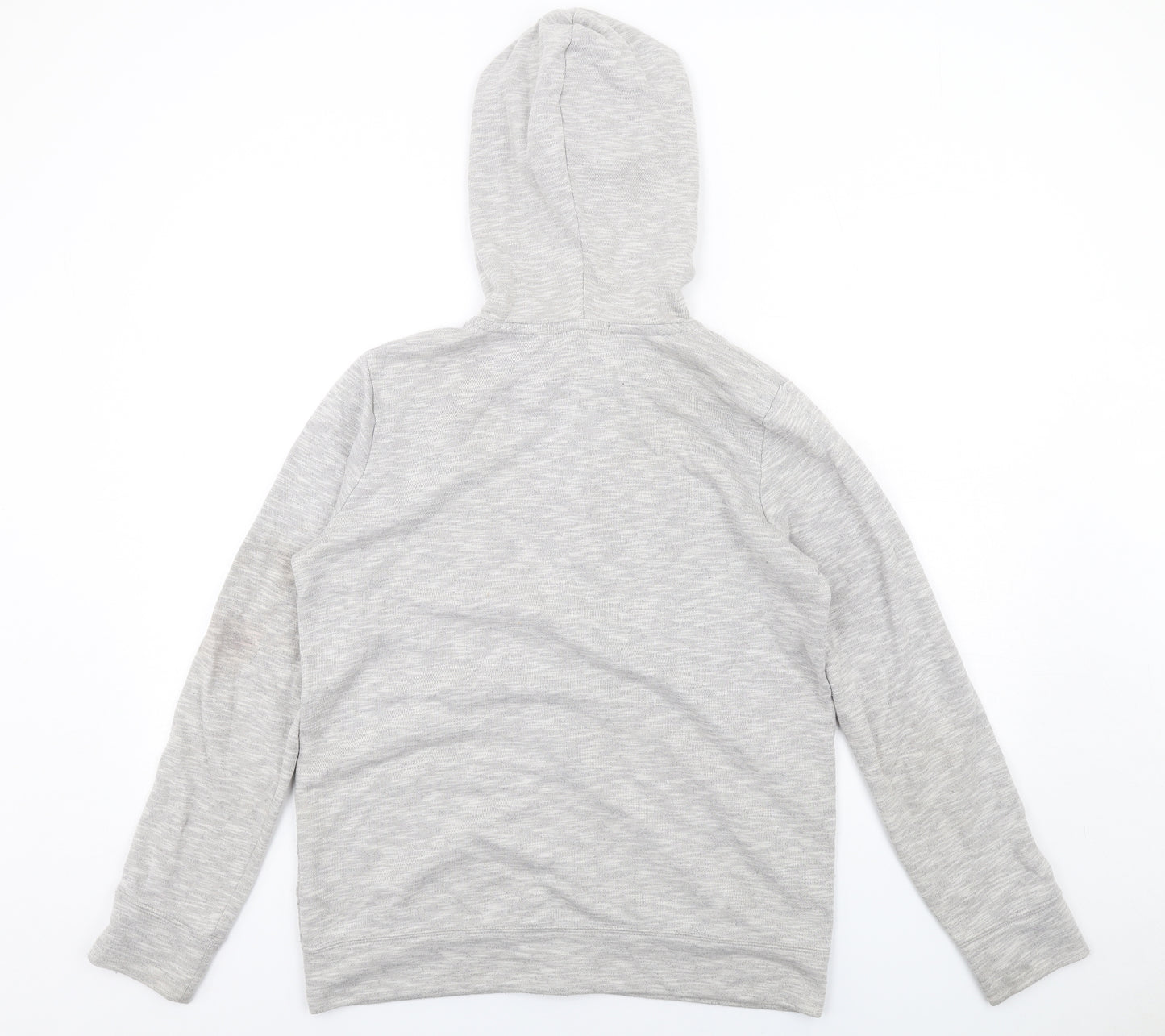 Gap Mens Grey Cotton Full Zip Hoodie Size L