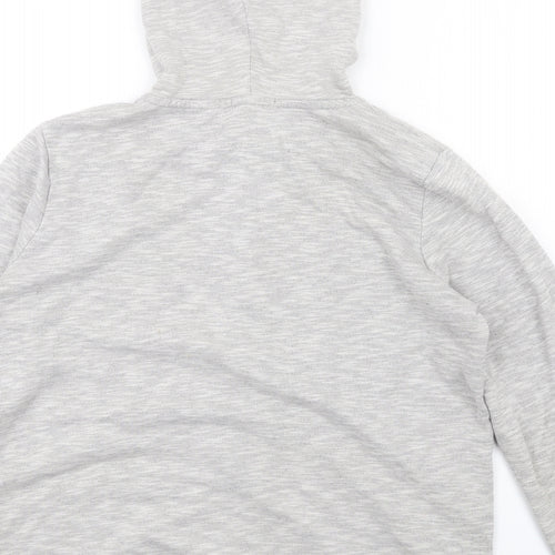 Gap Mens Grey Cotton Full Zip Hoodie Size L
