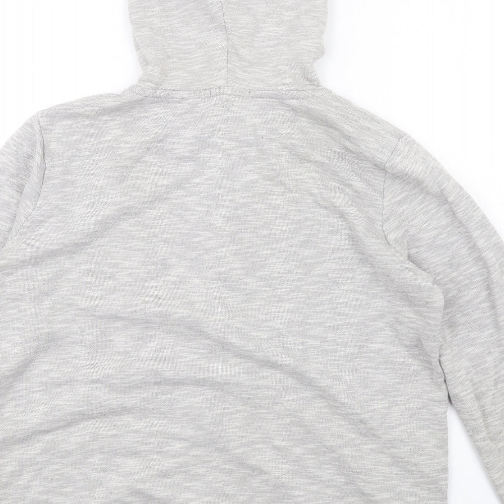 Gap Mens Grey Cotton Full Zip Hoodie Size L