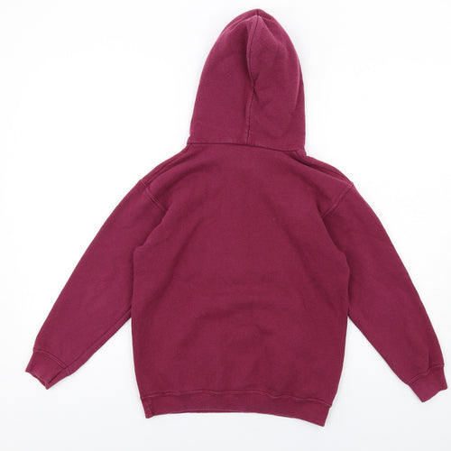 Harry Potter Boys Red Cotton Pullover Hoodie Size L Pullover - Gryffindor