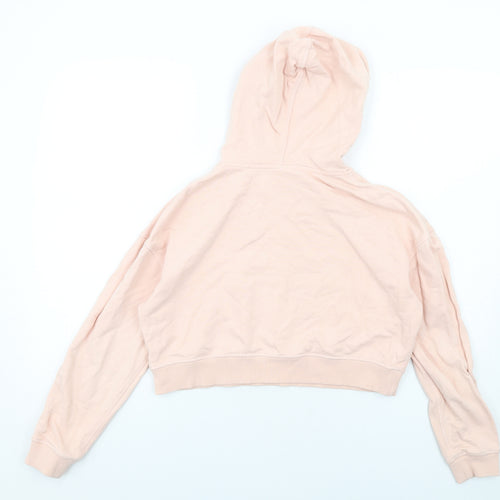 AS Colour Womens Pink Cotton Pullover Hoodie Size XS Pullover
