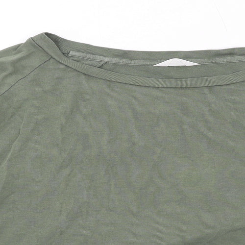 Hush Womens Green Cotton Pullover Sweatshirt Size S Pullover