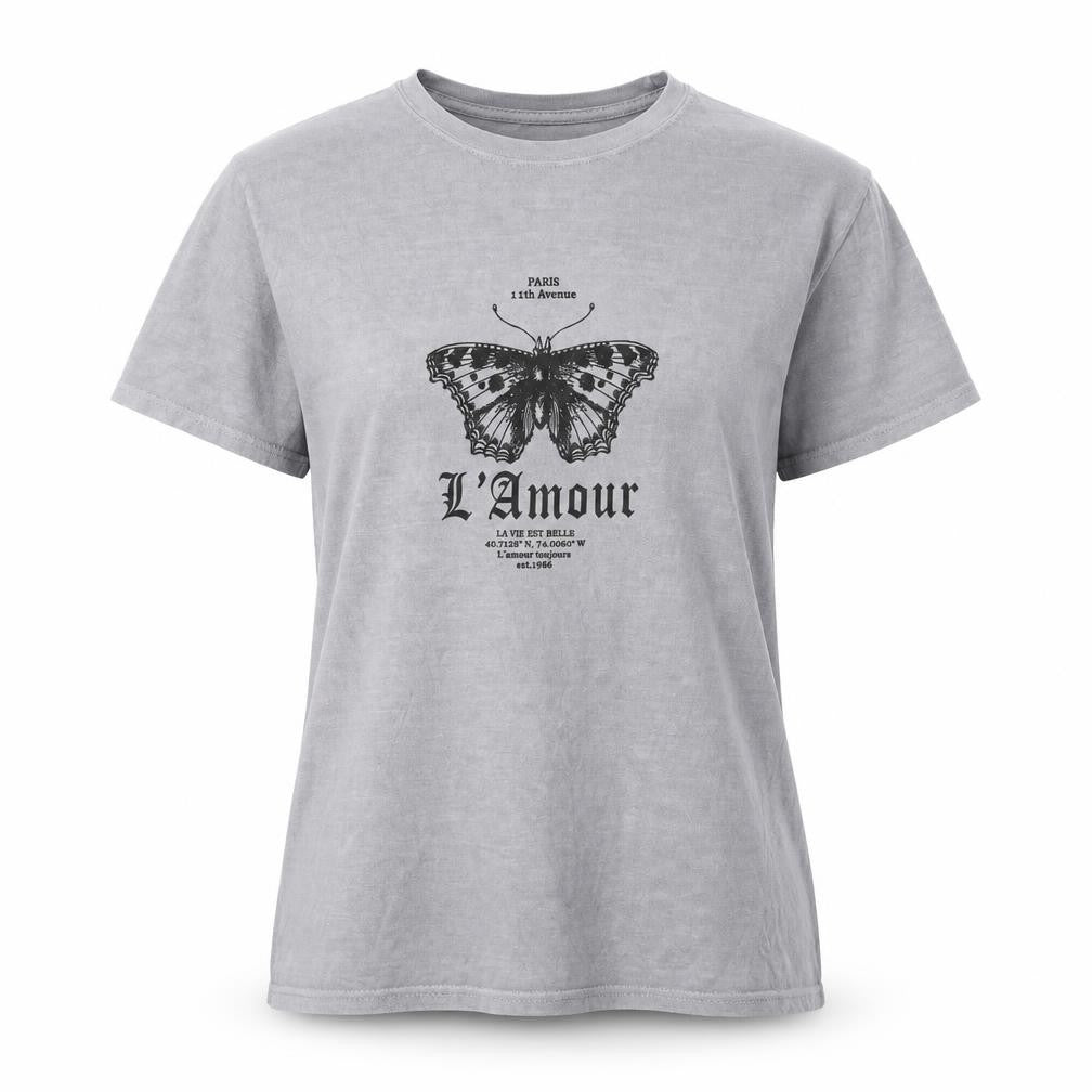Missguided Womens Grey Cotton Basic T-Shirt Size S Round Neck - L'Armour Butterfly