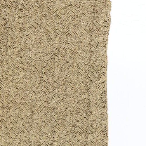 Principles Womens Beige Viscose A-Line Size L Round Neck Pullover