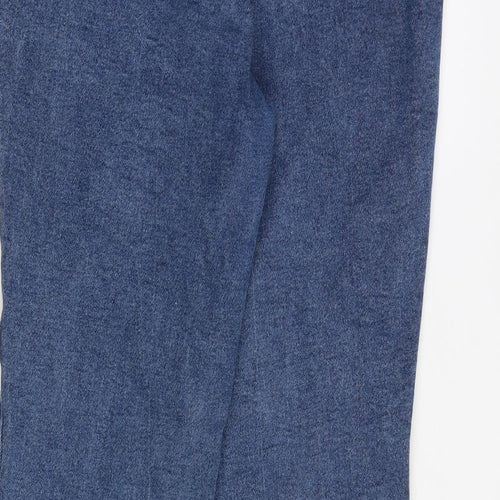 Joe Browns Womens Blue Cotton Bootcut Jeans Size 18 L35 in Regular Zip