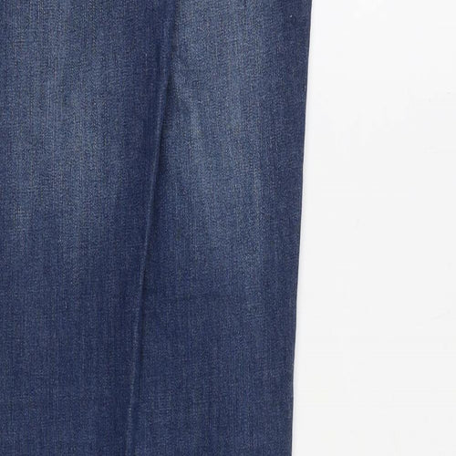 G21 Womens Blue Cotton Skinny Jeans Size 8 L35 in Slim Zip