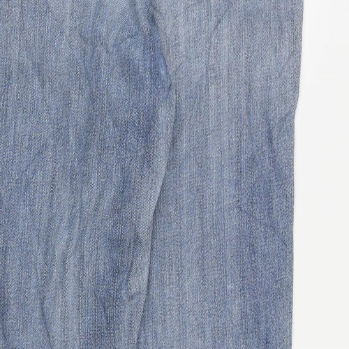 Gap Womens Blue Cotton Straight Jeans Size 6 L28 in Regular Zip