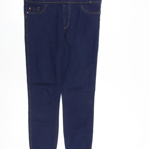 Denim & Co. Womens Blue Cotton Jegging Jeans Size 12 L25 in Regular