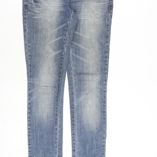 Only Womens Blue Cotton Skinny Jeans Size 26 in L32 in Regular Zip