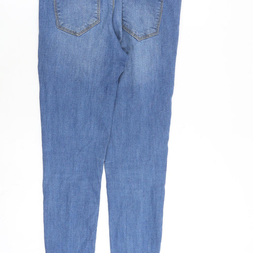Nuon Womens Blue Cotton Skinny Jeans Size 30 in L28 in Regular Zip