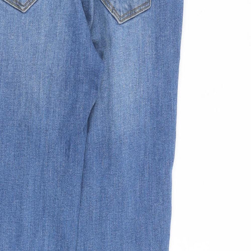 Nuon Womens Blue Cotton Skinny Jeans Size 30 in L28 in Regular Zip