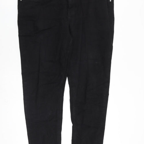 ASOS Womens Black Cotton Skinny Jeans Size 38 in L32 in Regular Zip