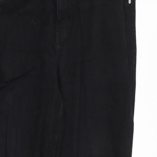ASOS Womens Black Cotton Skinny Jeans Size 38 in L32 in Regular Zip
