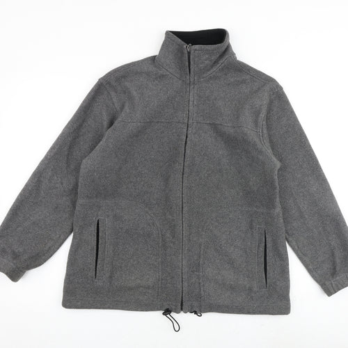 Marks and Spencer Womens Grey Jacket Blazer Size 12 Zip