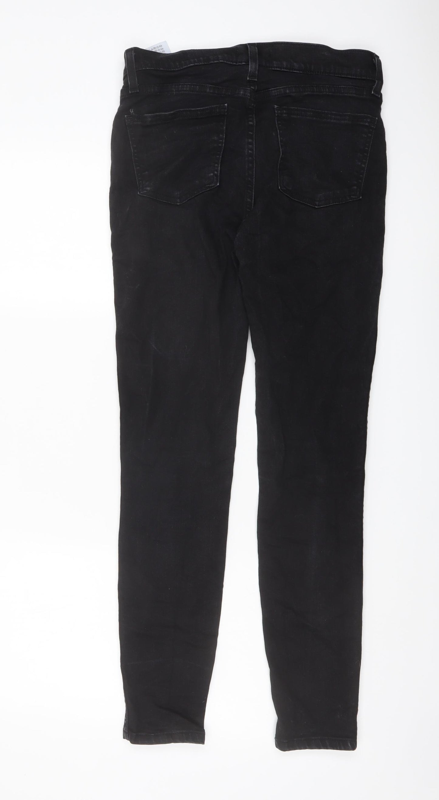Kirkland Womens Black Cotton Skinny Jeans Size 6 L29 in Regular Button