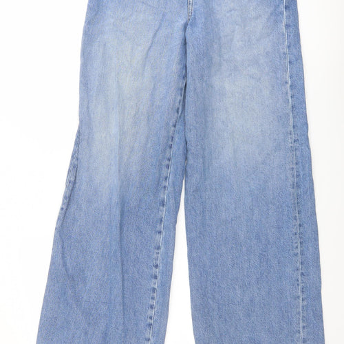 BDG Womens Blue Cotton Wide-Leg Jeans Size 27 in L32 in Regular Button