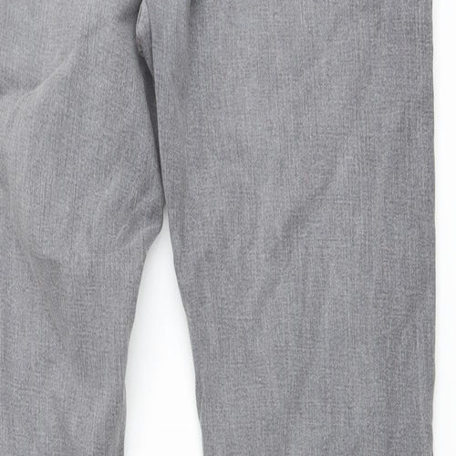 Urban Star Mens Grey Cotton Straight Jeans Size 36 in L34 in Regular Button