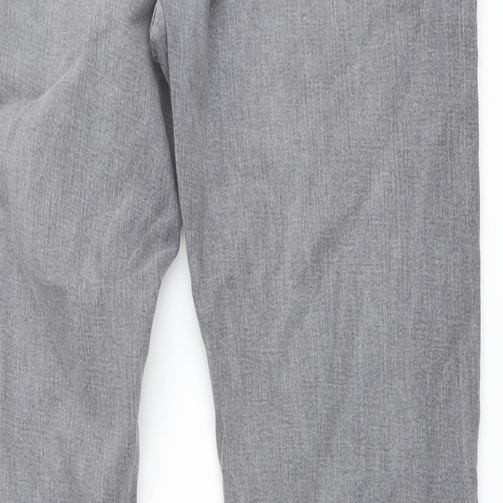 Urban Star Mens Grey Cotton Straight Jeans Size 36 in L34 in Regular Button