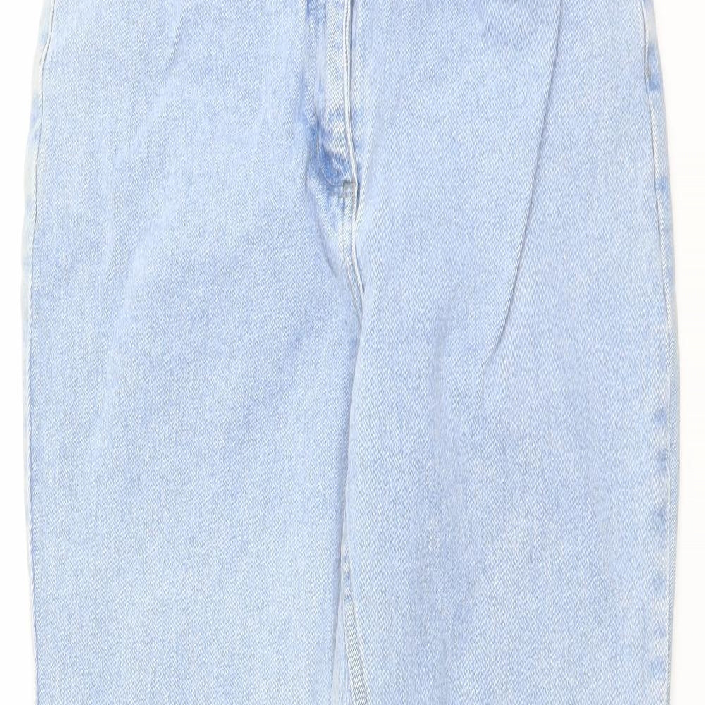 Blue Star Womens Blue Cotton Bootcut Jeans Size 12 L30 in Regular Button