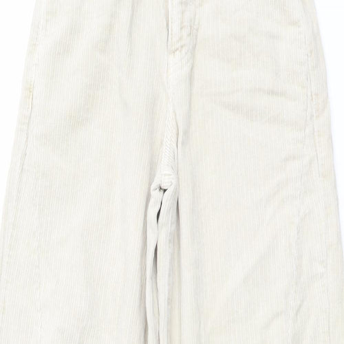 BDG Womens Beige Cotton Carrot Trousers Size 24 in L32 in Regular Button