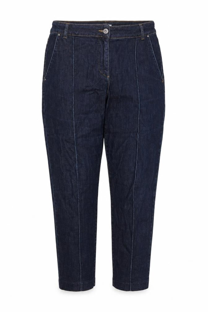 Great Plains Womens Blue Cotton Tapered Jeans Size 14 L25 in Regular Button