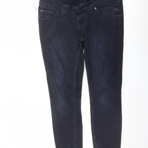 New Look Womens Blue Cotton Jegging Jeans Size 10 L28 in Regular